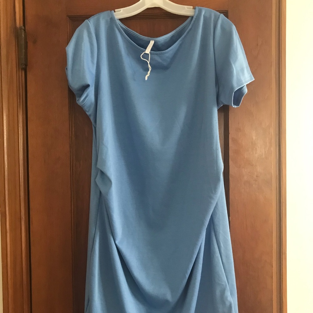 EUC Pinkblush fitted maternity dress